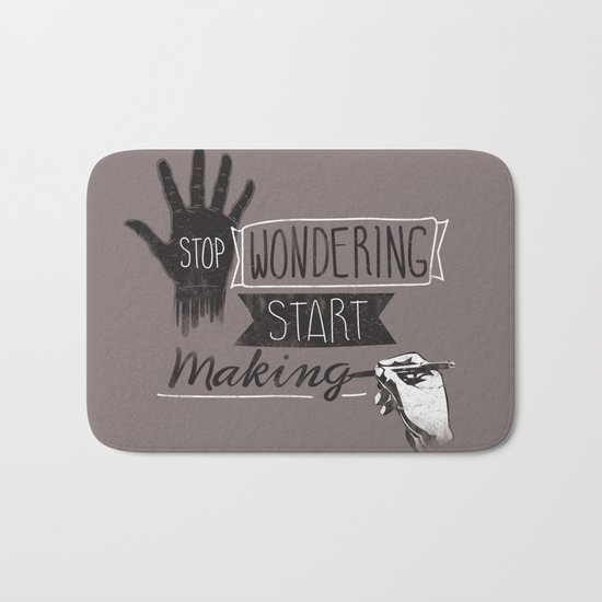 Stop Wondering Start Making Bath Mat