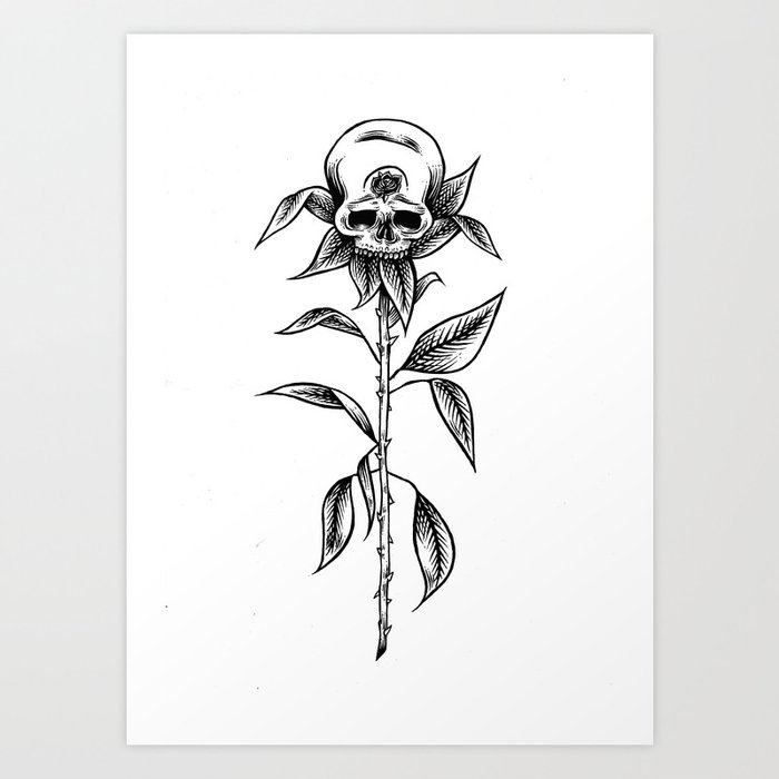 Dead Flower Art Print By Emmaromby Society6