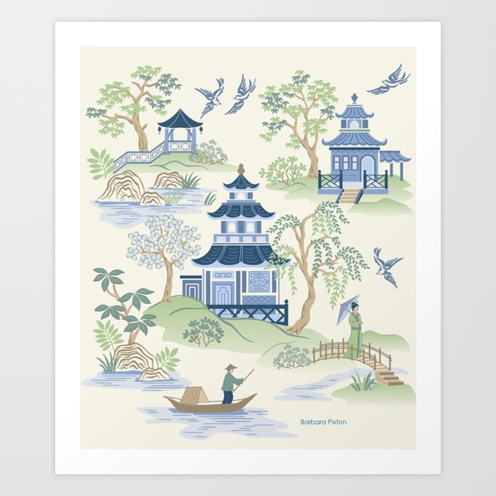 Chinoiserie Art Print