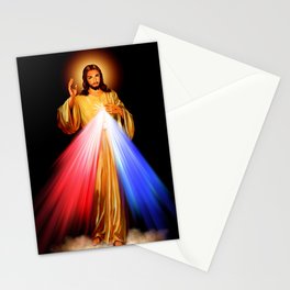 Jesus Divine Mercy I trust in you Religion Religious Catholic Christmas Gift Stationery Card