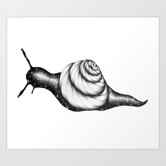 Slow Down and See the Stars Art Print