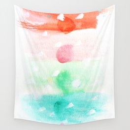 Glitter Snow by Charlie Tam Wall Tapestry