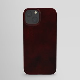 Dark Red iPhone Case