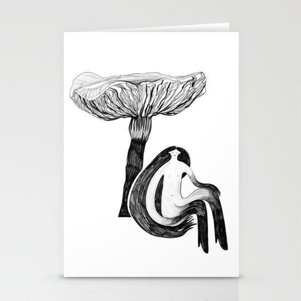 Mushroom Girl Stationery Cards