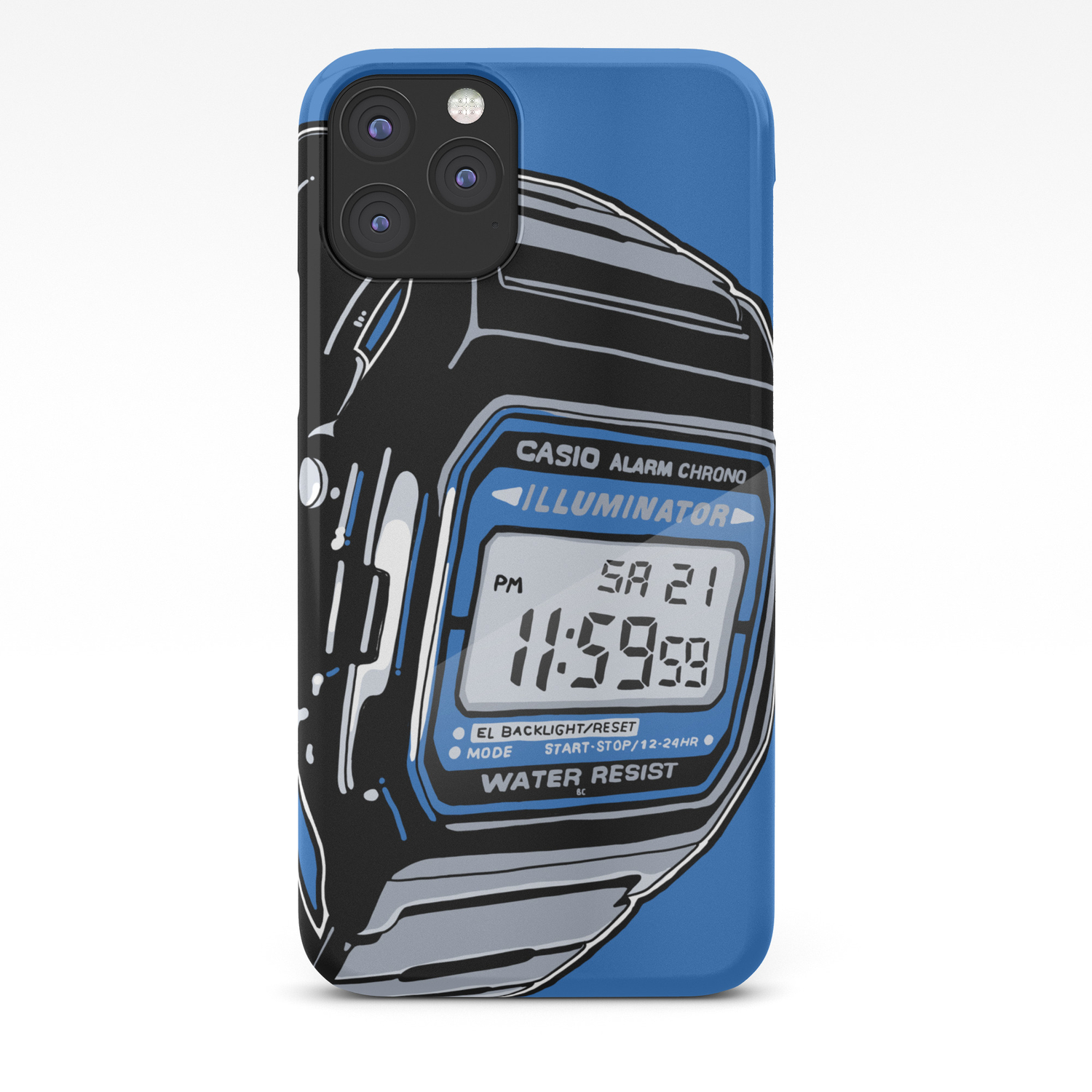digital watch iphone