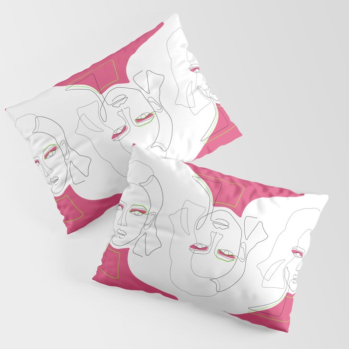 Chic Pink Pillow Sham