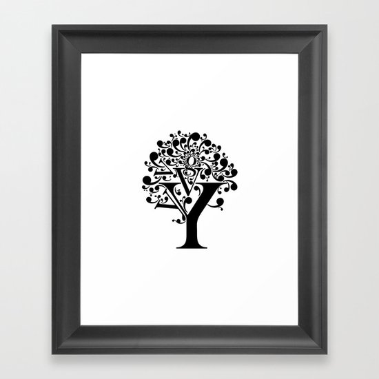 g tree Framed Art Print