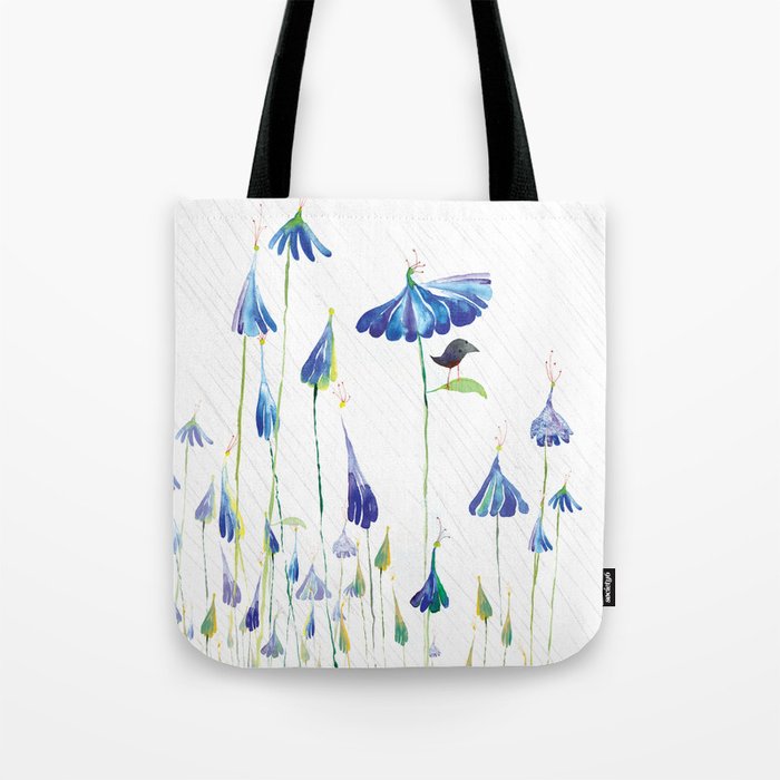 BLUE IS THE RAINIEST COLOR Tote Bag