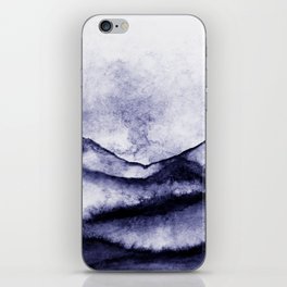 Purple Serene Mountains iPhone Skin