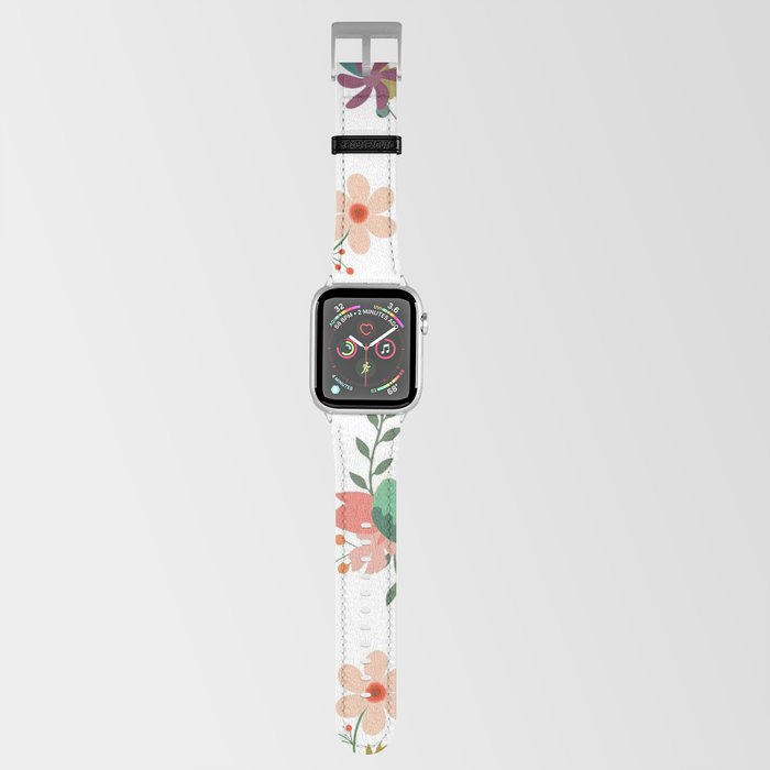 Floral Repeat Pattern 22 Apple Watch Band