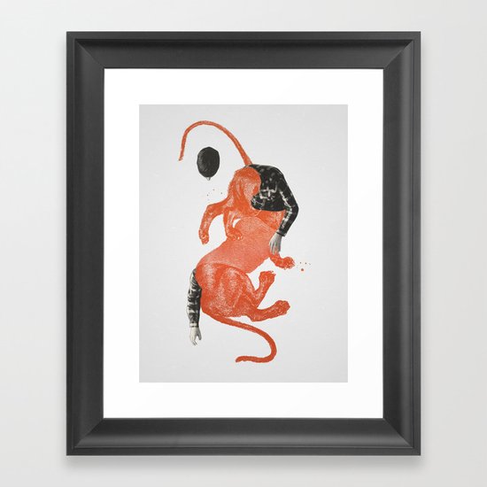 To The Beasts Framed Art Print