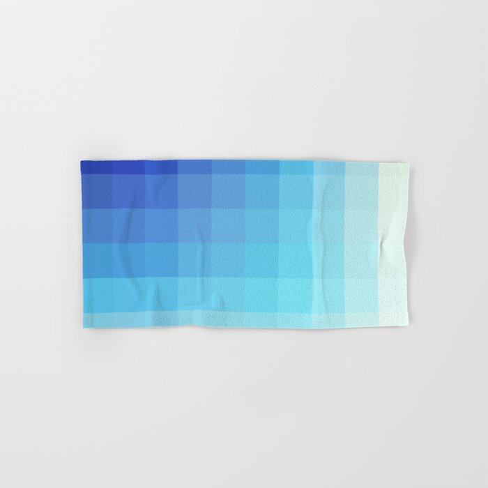 Urmahlullu - Blue Decorative Abstract Art Pattern Hand & Bath Towel