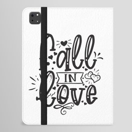 Fall In Love iPad Folio Case