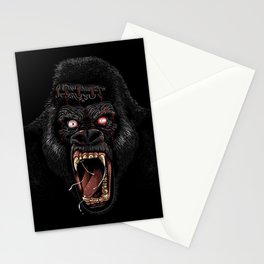 Zombie Gorilla Stationery Card