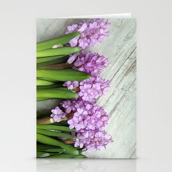 Hyacinths Stationery Cards