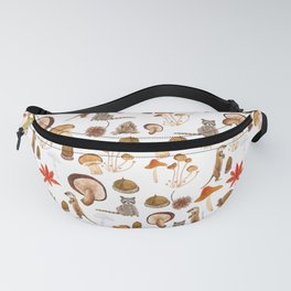 autumn pattern watercolor Fanny Pack