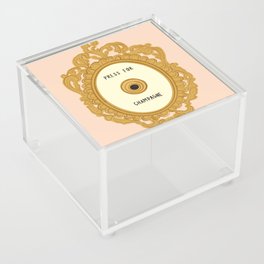 Press for Champagne in Pink Acrylic Box