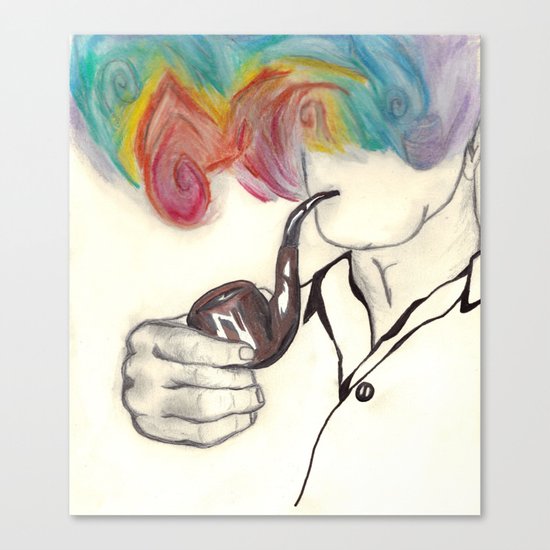 Blowing Smoke Canvas Print