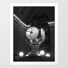 Grand Central Terminal Clock Art Print
