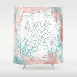 coral reef Shower Curtain