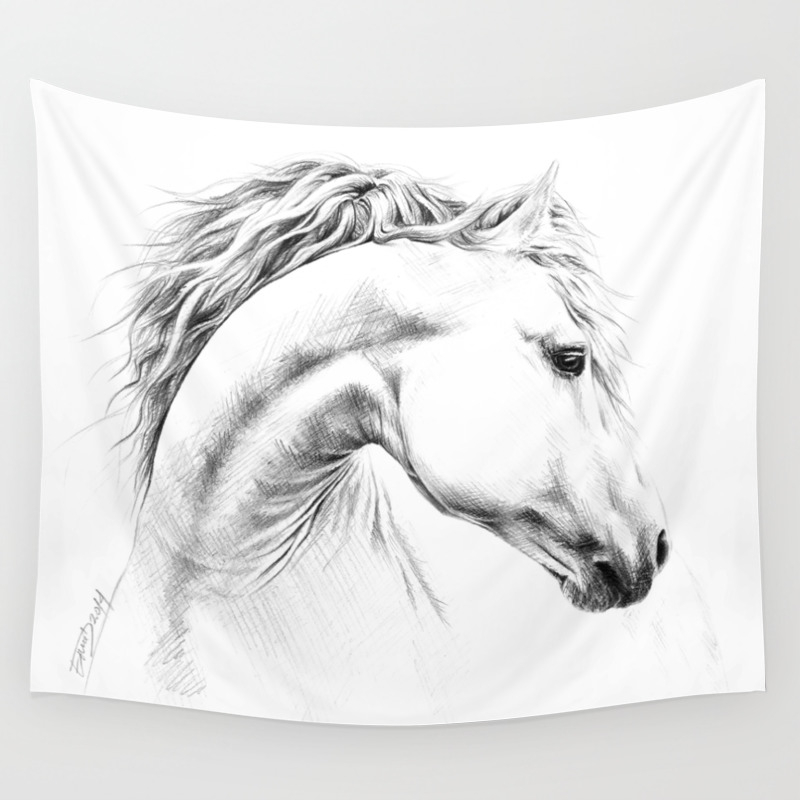 horse wall tapestry