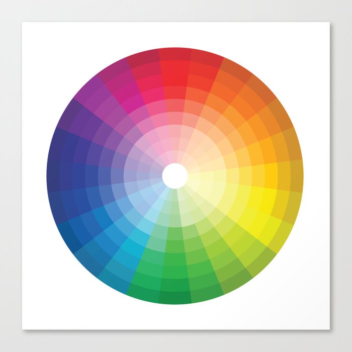 Color Wheel Canvas Print Canvas Print