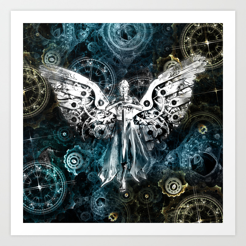 Clockwork Angel Art Print By Evieseo Society6