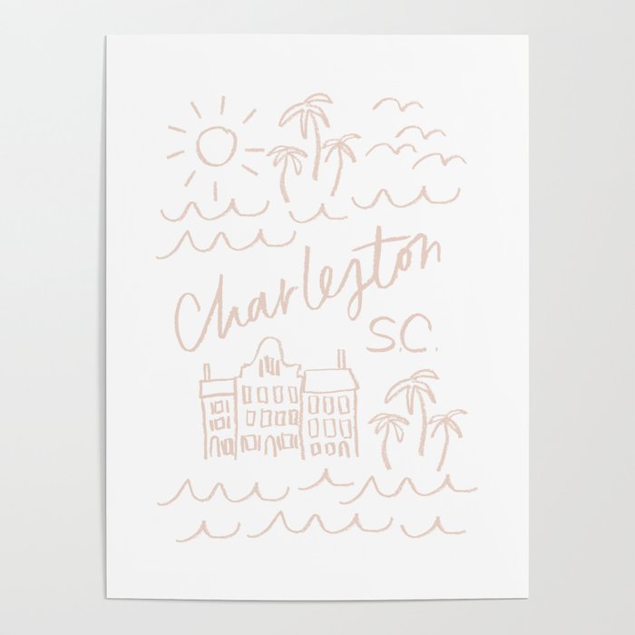 Charleston SC Print Poster