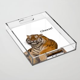 Tiger's year  Acrylic Tray