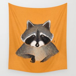 Racoon Wall Tapestry