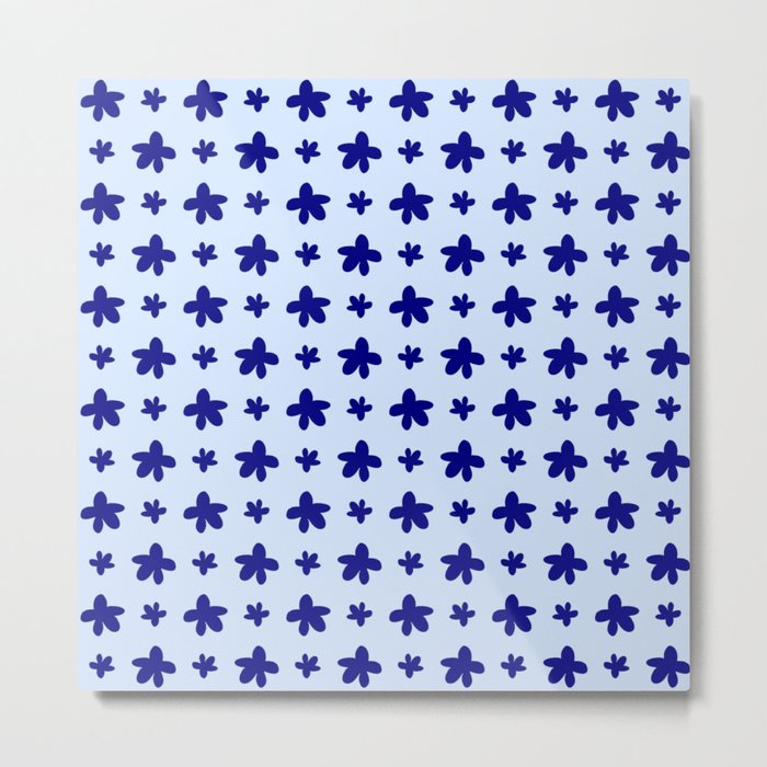 stars 135 - blue Metal Print