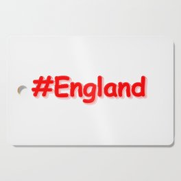 "#England" Cute Design. Buy Now Cutting Board