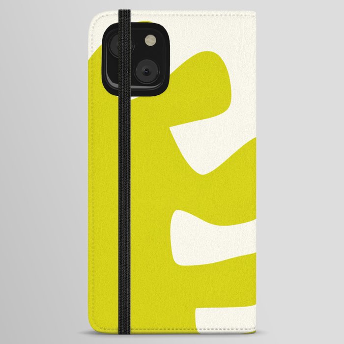 Abstract minimal plant color block 4 iPhone Wallet Case