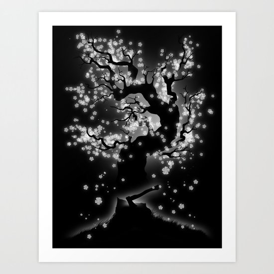 Beauty Cannot be Interrupted Art Print