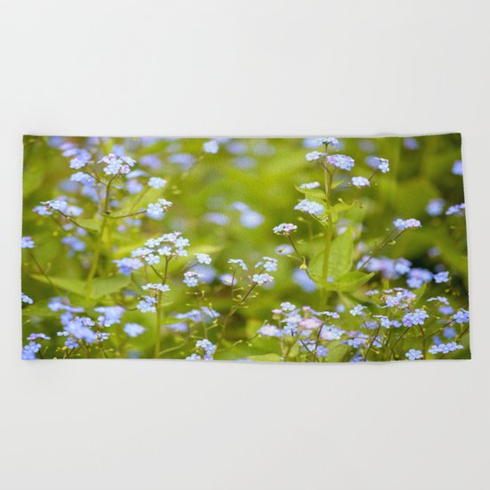 Forget-me-not Beach Towel