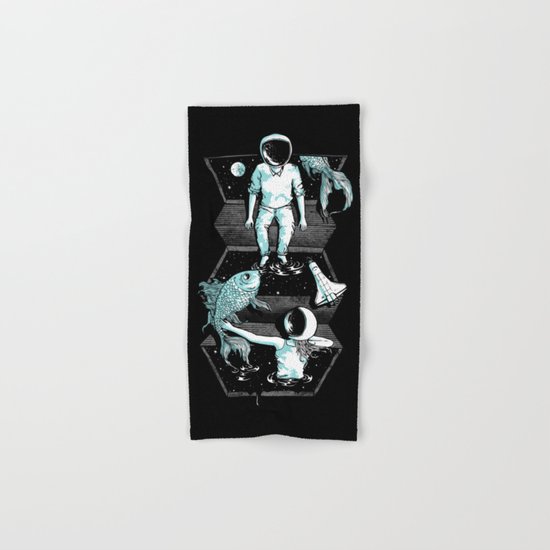 Space Between Hand & Bath Towel