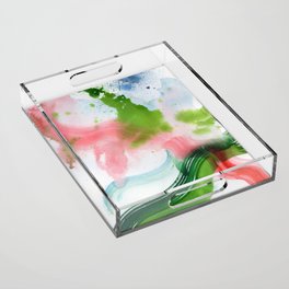 abstract candyclouds N.o 4 Acrylic Tray