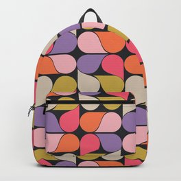 Colorful Retro Mid Mod Shapes 12 Backpack