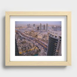 Dubai Recessed Framed Print
