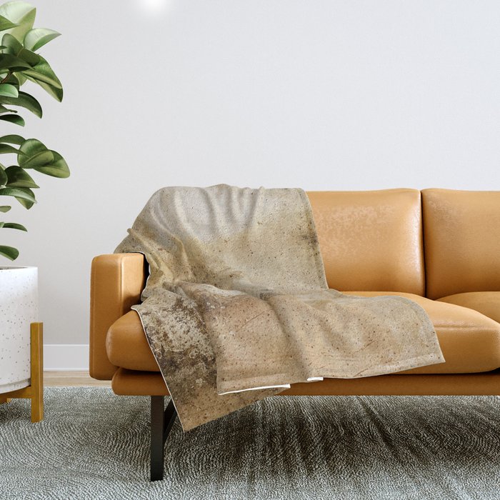 Old dirty wall texture Throw Blanket