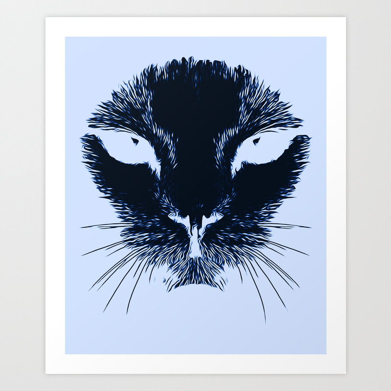 Alien Cat Art Print By Eriana Society6
