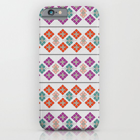 Geometric Flowers iPhone & iPod Case