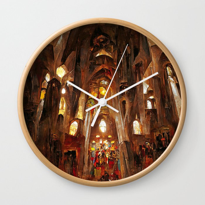 Basilica de la Sagrada Familia Wall Clock