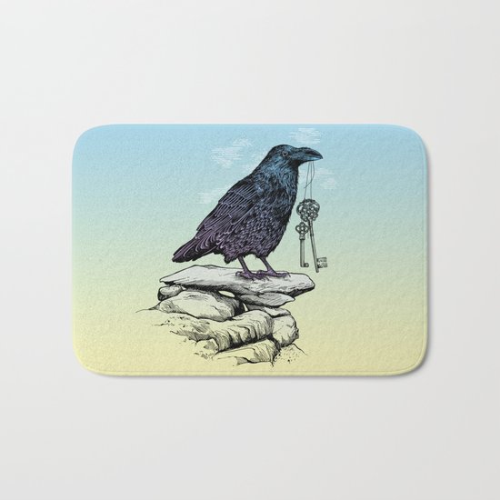 Raven's Keys Bath Mat