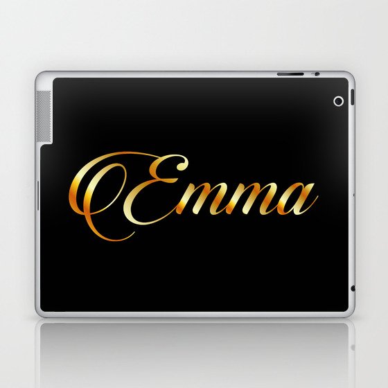 Emma- personalized gifts for girls Laptop & iPad Skin