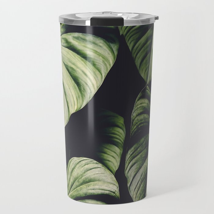 Monstera - Tropical Forest - nature photography Travel Mug