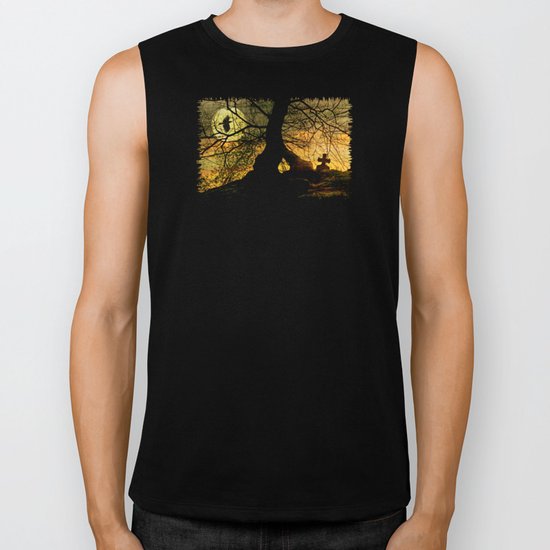A mysterious place Biker Tank