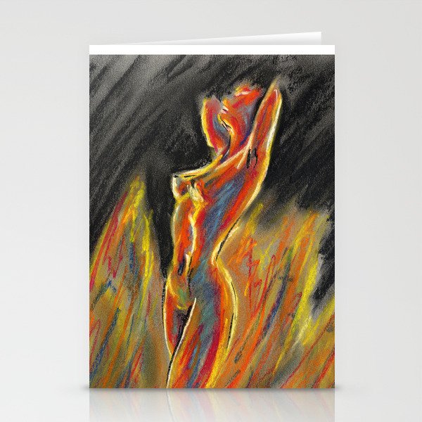 Fire Stationery Cards