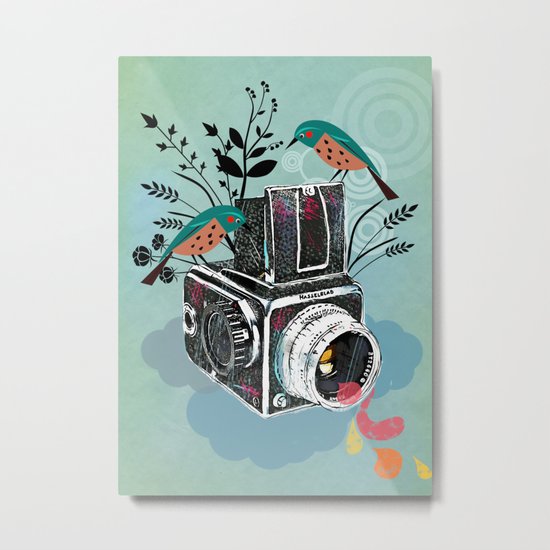 Vintage Camera Hasselblad Metal Print
