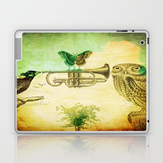Music of birds Laptop & iPad Skin